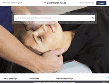 Tablet Screenshot of chiropractor-info.be